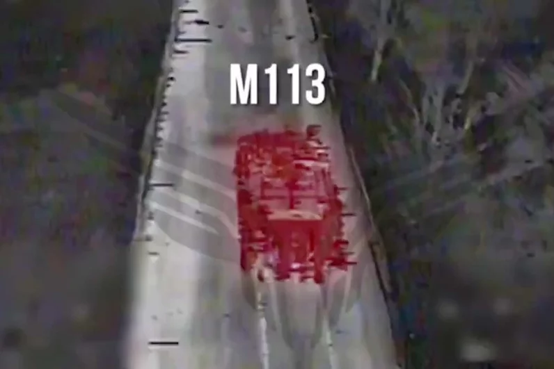 Уничтожен бронетранспортер М113 ВСУ на Донецком направлении.