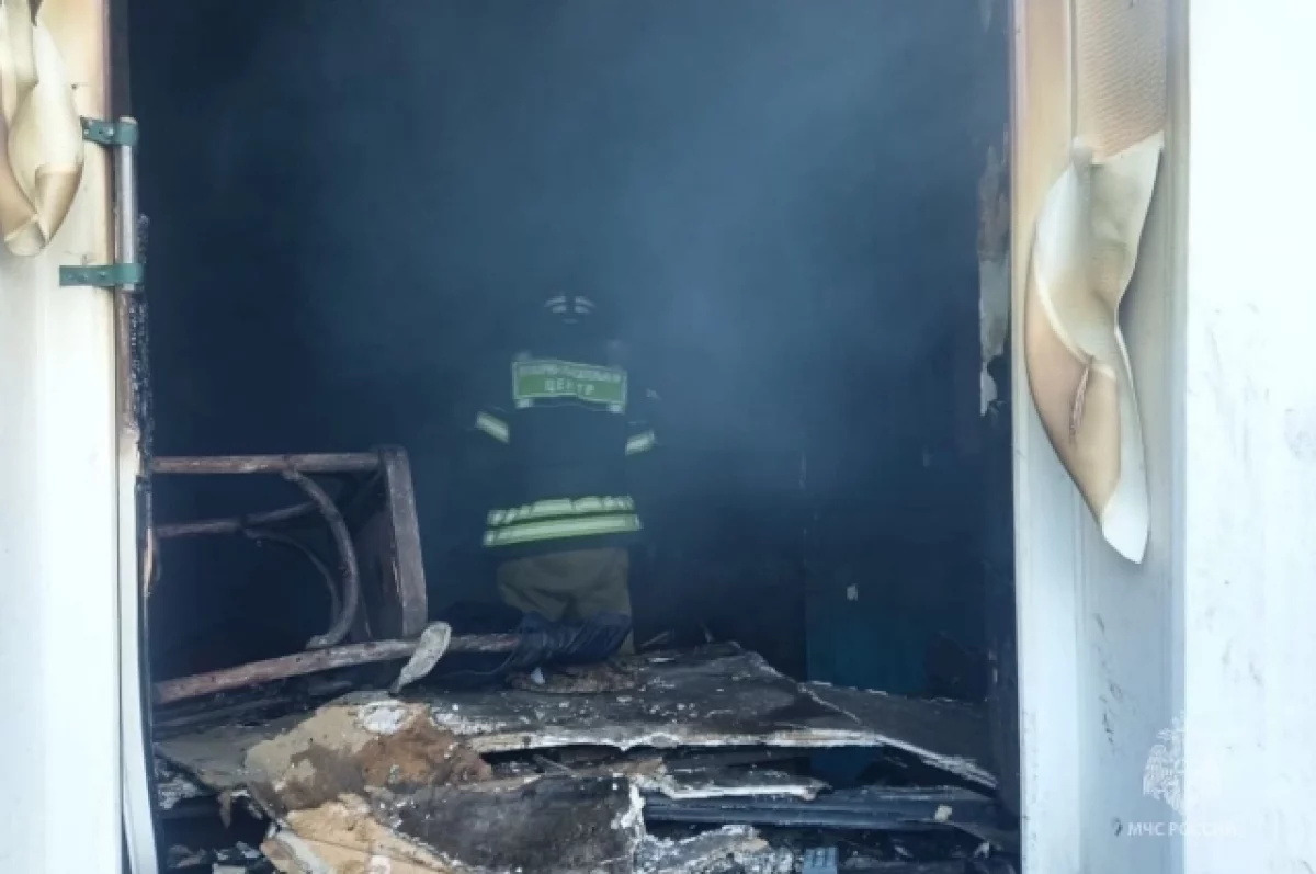 В Бийском районе пожарные спасли человека