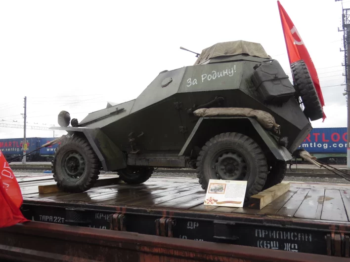 БА-64. Советский легкий бронеавтомобиль времен Второй мировой войны. 