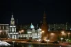 Вид на ночную Москву.
