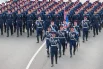 Парадный расчет Всевеликого войска Донского.