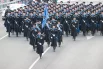 Парадный расчет Терского казачьего войска.