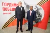 Президент Эфиопии Тайе Ацке-Селассие (справа) прибыл в Москву для участия в праздновании 80-летия Победы.