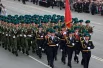 На марше - пограничники.