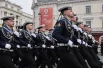 В парадном строю.