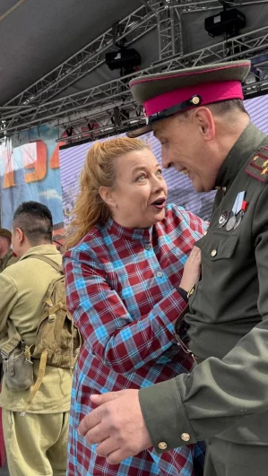 Театрализованное представление в Петропавловске-Камчатском.