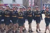 Военнослужащие на военном параде в честь 80-летия Победы в Великой Отечественной войне в Белогорске.