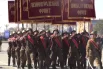 Военнослужащие на военном параде в честь 80-летия Победы в Великой Отечественной войне на Сахалине.