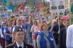 Шествие Бессмертного полка в Новосибирске.