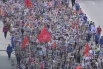 Шествие Бессмертного полка в Новосибирске.