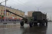 Военная техника прошла по проспекту Красноярский рабочий.