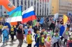 В легкоатлетической эстафете приняли участие самые маленькие сыктывкарцы.