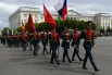 Военнослужащие на военном параде в честь 80-летия Победы в Великой Отечественной войне в Смоленске.