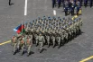Военнослужащие Вооруженных сил Азербайджана на Красной площади в Москве на военном параде, посвященном 80-летию Победы в Великой Отечественной войне.