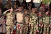 Военнослужащие на военном параде в честь 80-летия Победы в Великой Отечественной войне во Владимире.