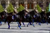 Парадные расчеты на Красной площади в Москве на военном параде, посвященном 80-летию Победы в Великой Отечественной войне.