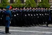 Парадный расчет Всевеликого войска Донского на Красной площади в Москве на военном параде, посвященном 80-летию Победы в Великой Отечественной войне.