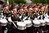 Парадные расчеты на Красной площади в Москве на военном параде, посвященном 80-летию Победы в Великой Отечественной войне.