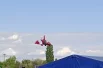 На ясном небе во время праздничного концерта пензенцы увидели самолёт легкомоторной авиации и вертолёт.