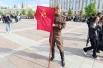 Среди пензенцев можно было встретиь и тех, кто пришёл в военной форме тех лет.