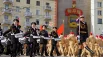 Традиционно парад открыла сводная рота барабанщиков Мурманского филиала Нахимовского военно-морского ордена Почёта училища. 
