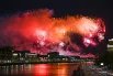 Праздничный салют в Москве в честь Дня Победы.