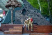 Юные защитники у мемориала памяти.