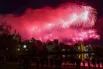 Праздничный салют в Москве в честь Дня Победы.