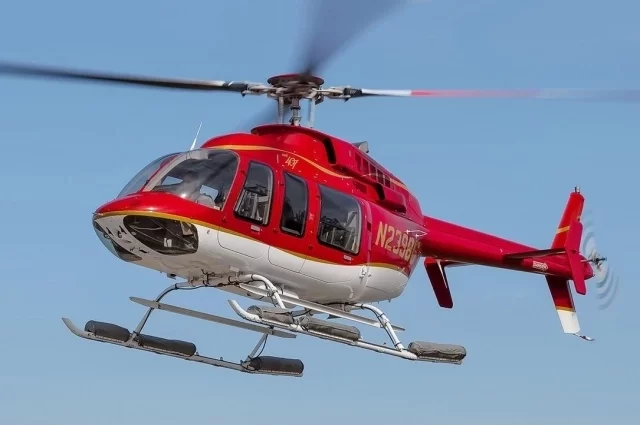 Примерно такой Bell-407 разбился под Иркутском 10 мая 2009 года.