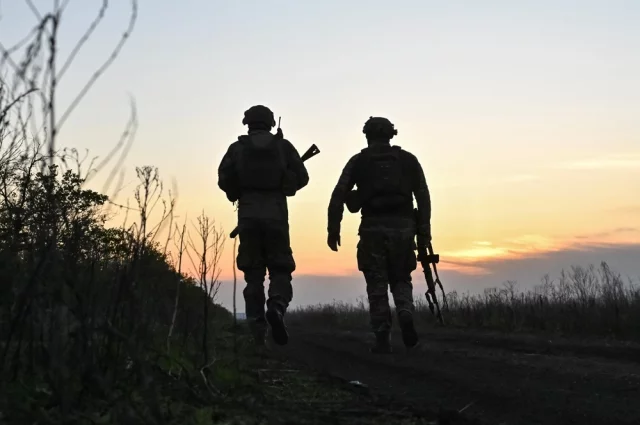 Боевики ВСУ.