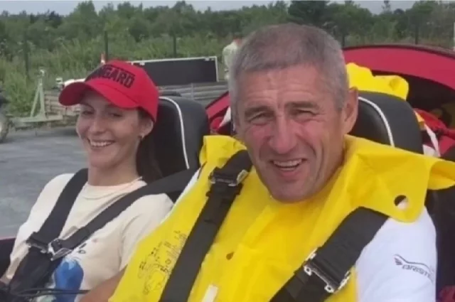 Алёна и Сергей за несколько часов до гибели.