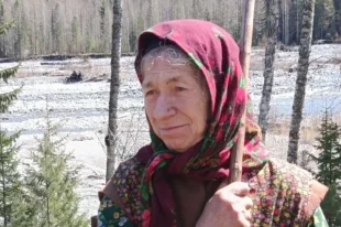 К Агафье Лыковой на заимку приходит не только медведь, тут бывают и волки.