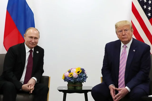 Владимир Путин и Дональд Трамп.
