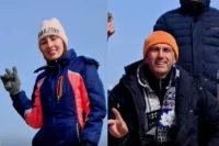 Виктор и Алёна стартовали со Второй речки, без жилетов