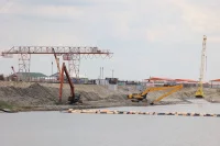 Строительство рыбоводного канала на Багаевском гидроузле практически завершено.