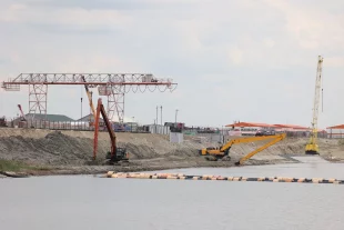 Строительство рыбоводного канала на Багаевском гидроузле практически завершено.