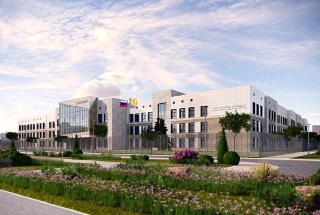 Такой будет школа в новом микрорайоне по улице Андрея Голуба.