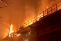 Одесский порт продолжает гореть.