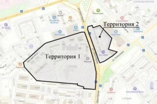 Зона КРТ на Шахтеров.