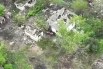 Военнослужащие ВС России с российскими флагами в Отрадном.
