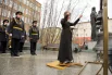 На площади прошёл торжественный молебен и колокольный перезвон от Мурманской епархии.