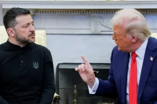 Потерявшего легитимность лидера киевского режима Владимира Зеленского Трамп же попросил заткнуться.