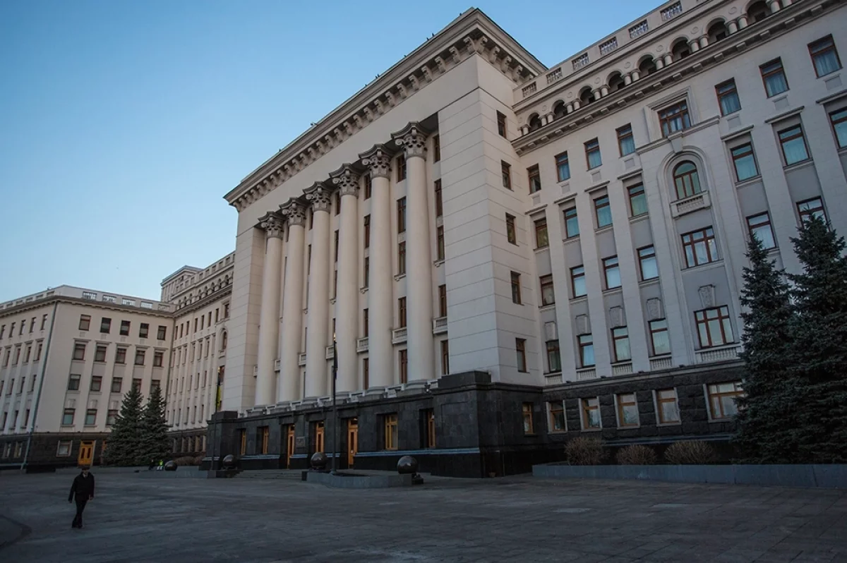 Правительственный квартал в Киеве.