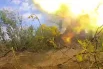 Экипаж танка Т-80БВМ 90-й гвардейской танковой дивизии группировки войск «Центр»  разнес опорный пункт ВСУ. 