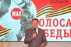Директор Дома национальностей Игорь Жуков приветствует ветеранов.