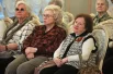 Ветераны в Концертном зале Дома национальностей.