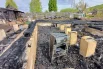 Дом полностью выгорел. 
