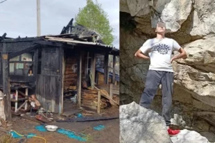 От дачи после вечеринки почти ничего не осталось. Юноша (на фото справа), который позвал туда гостей, мертв. Он, считают в СК, лишил жизни 4 друзей.
