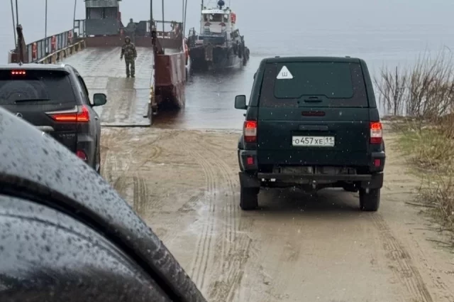 Ростислав Гольдштейн опубликовал фото на подъезде к Усть-Цильме. 
