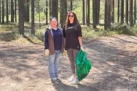 Волонтёры собрали пластиковые бутылки, жестяные банки, пакеты и одноразовую посуду.